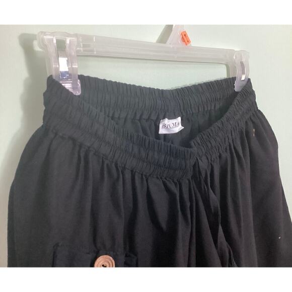 BELMA harem linen elastic waistband - Picture 3 of 6